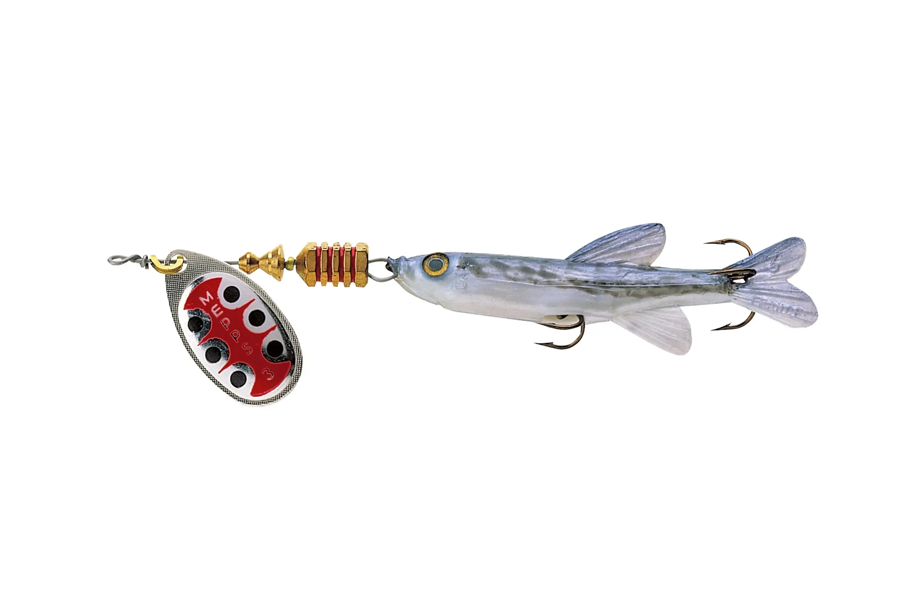 Mepps Aglia TW mit Fisch #1 Silber