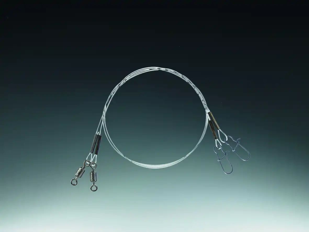 Balzer Shirasu Hardmono-Vorfach mit Wirbel und Einhänger 30cm 0,50mm 11kg