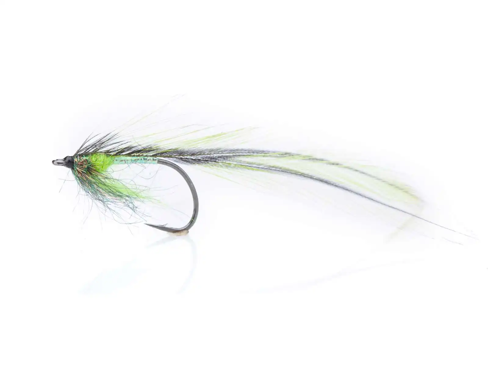 Unique Flies Matuka Green Yellow Gamakatsu F314 #4