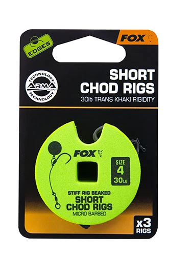 FOX Carp EDGES Chod Rigs Short #4
