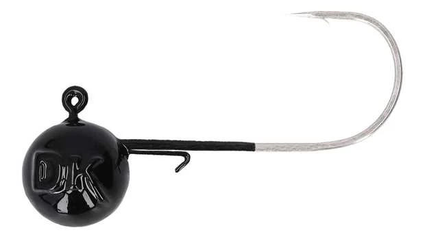 DEKA Round Jig PTFE Black Jigköpfe-6/0-18 g