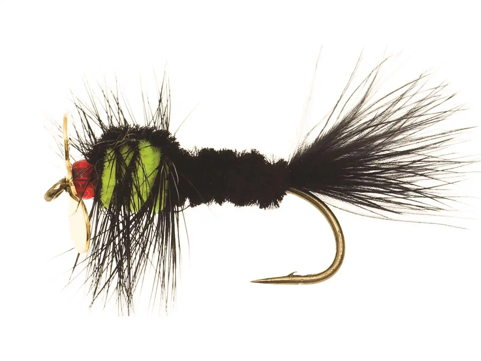 Unique Flies Montana Propeller Black/Yellow Kamasan B170 #6