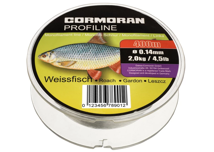 Cormoran Profiline Schnur Weißfisch 400m Clear 0,16mm 2,5kg