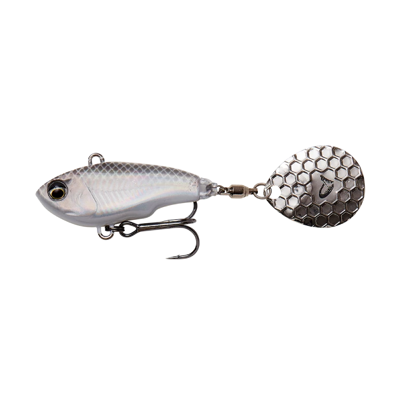Savage Gear Fat Tail Spin 16g White Silver
