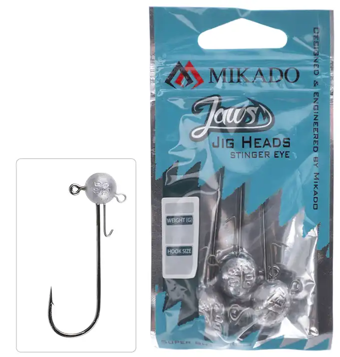 Mikado Jig Head Stinger Eye 10g #8/0 3pcs.