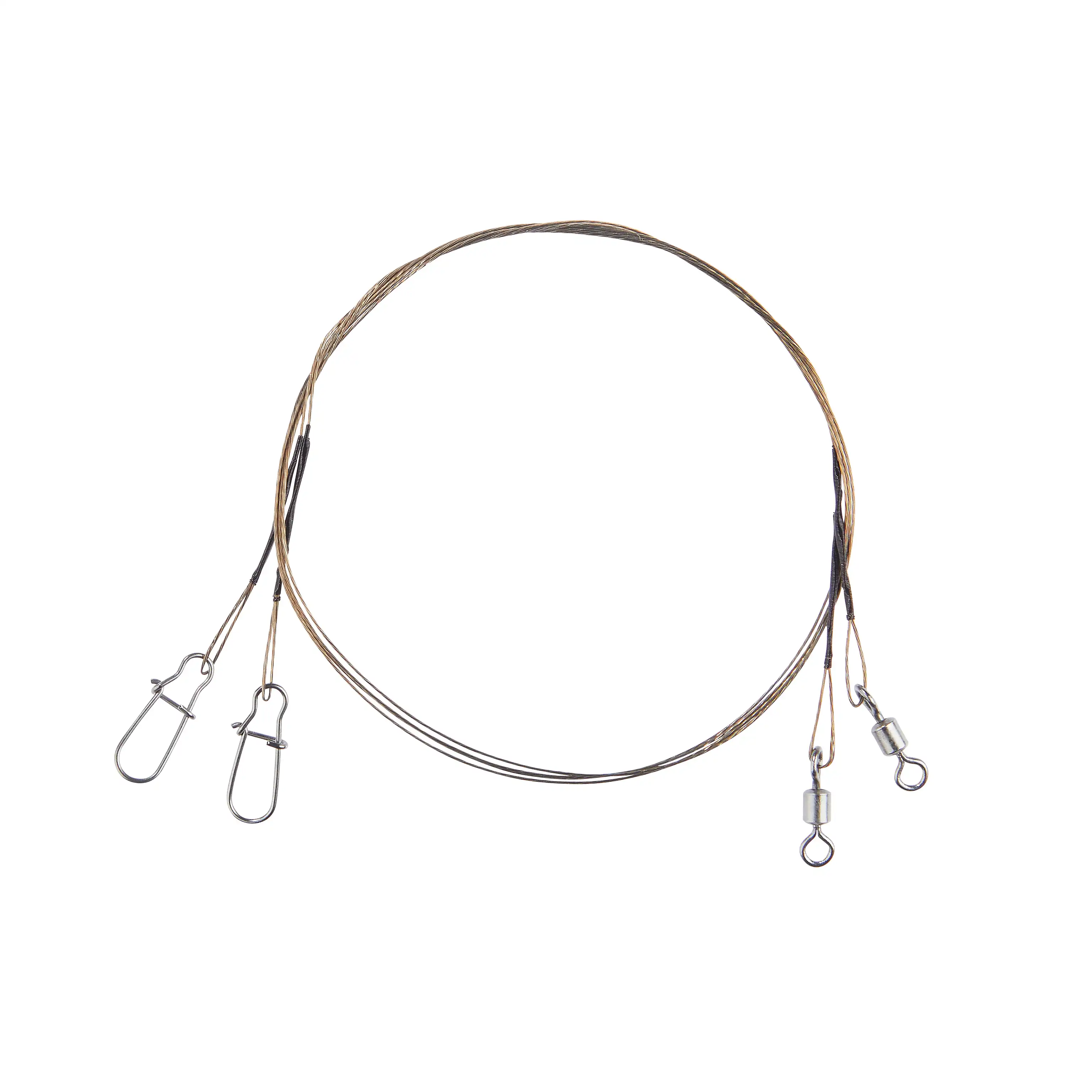 Balzer 1x7 Niroflex Karabiner/Wirbel 25cm 6kg