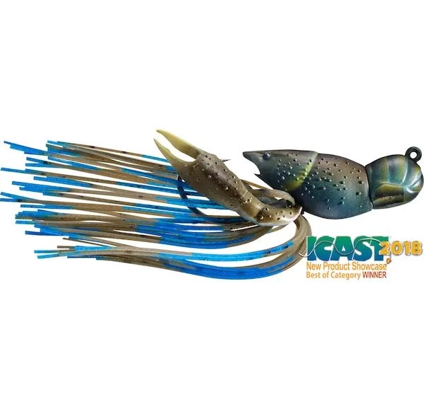 Live Target Hollow Body Craw 4cm Mud Blue
