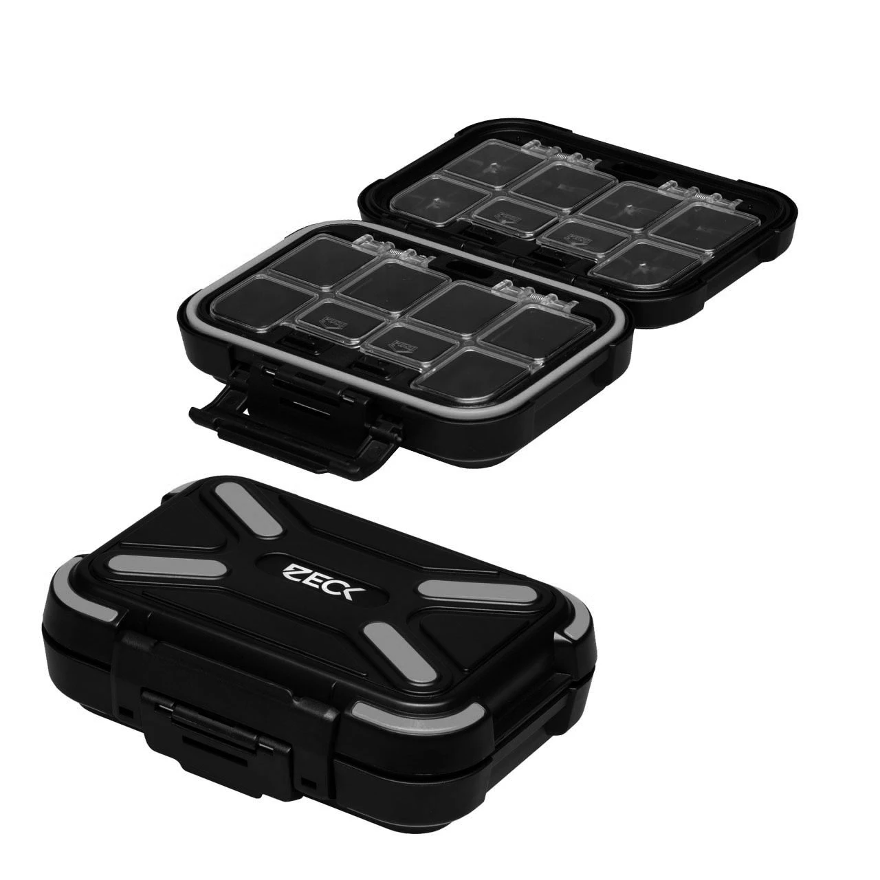 Zeck Ring und Snap Box Pro 13x9,5x4cm Schwarz Orange