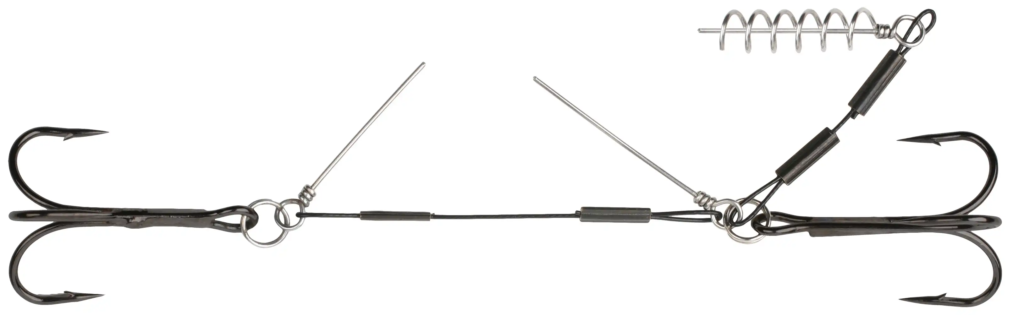 Mikado Stinger Jaws Stahl m. Stiften 4+6cm 24kg Drilling #1/0