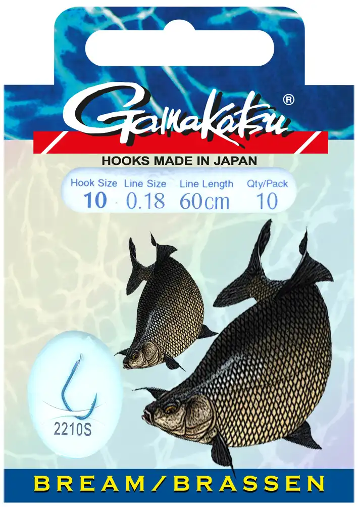 Gamakatsu Booklet Bream 2210S 60cm #4 0,22mm