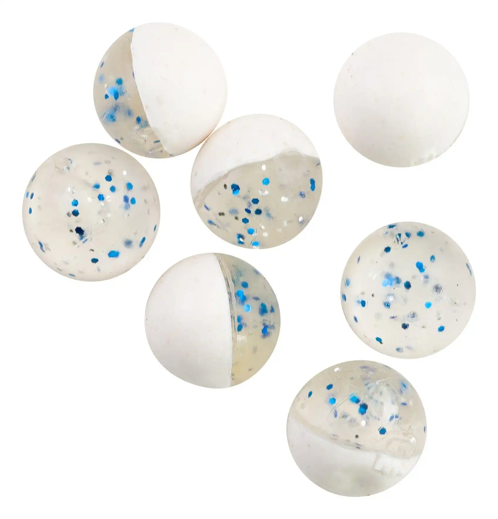 Berkley PB Floating Eggs Clear Silver Blue/Fluo White