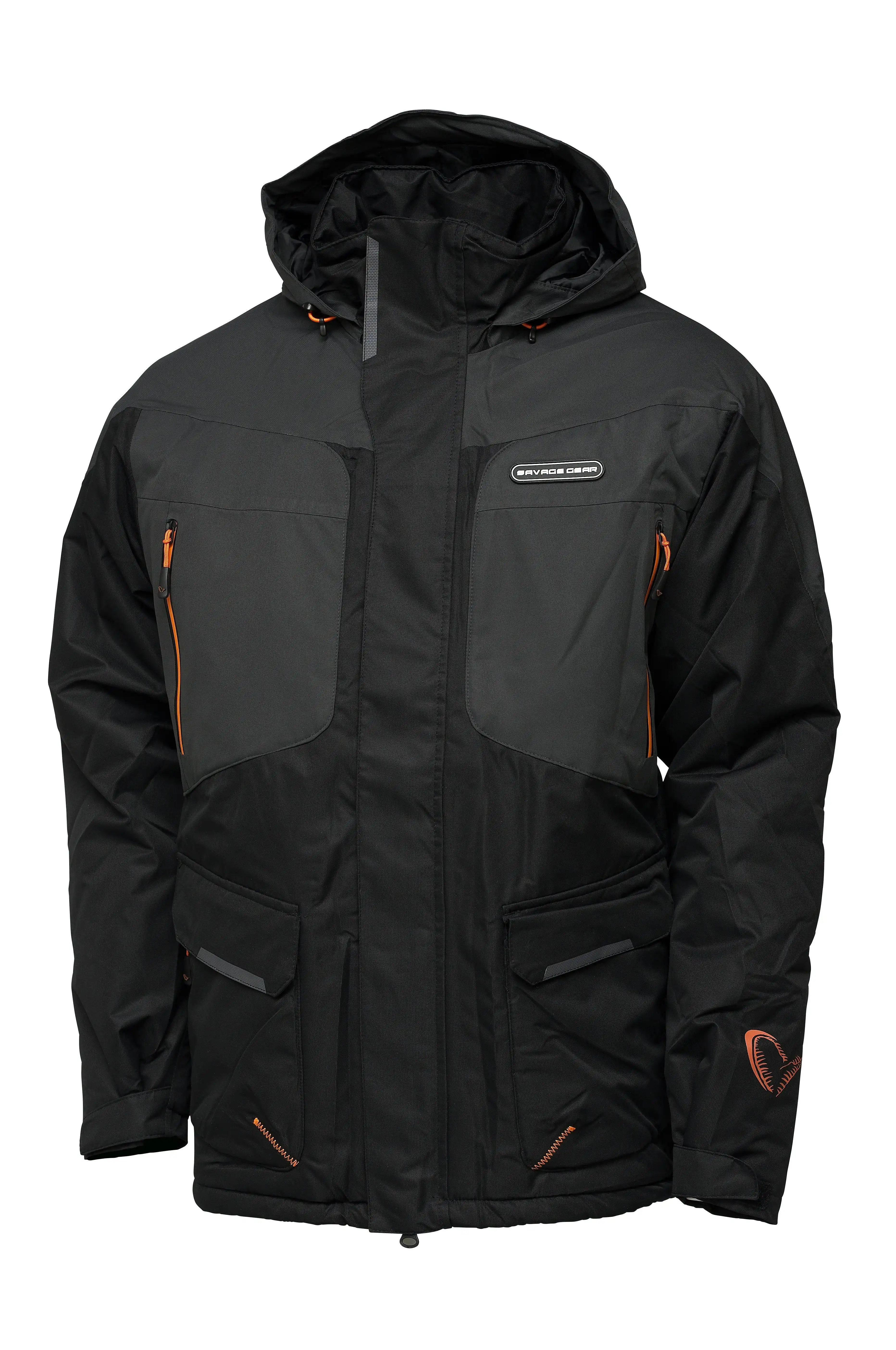 Savage Gear Heatlite Thermo Jacket #XL Black Ink/Grey