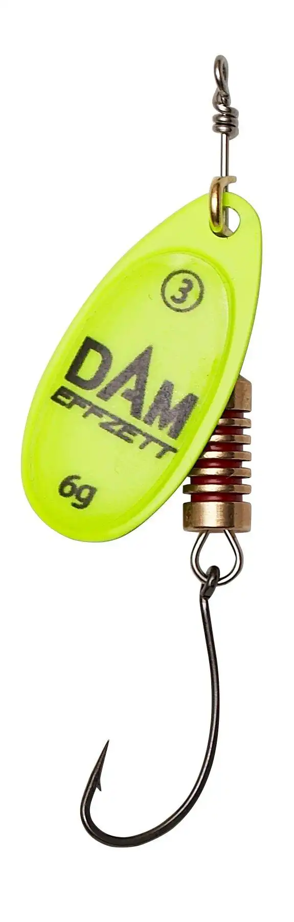 DAM FZ Singlehook Spinner #2 Yellow
