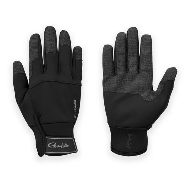 Gamakatsu G-Aramid Gloves Schwarz #S