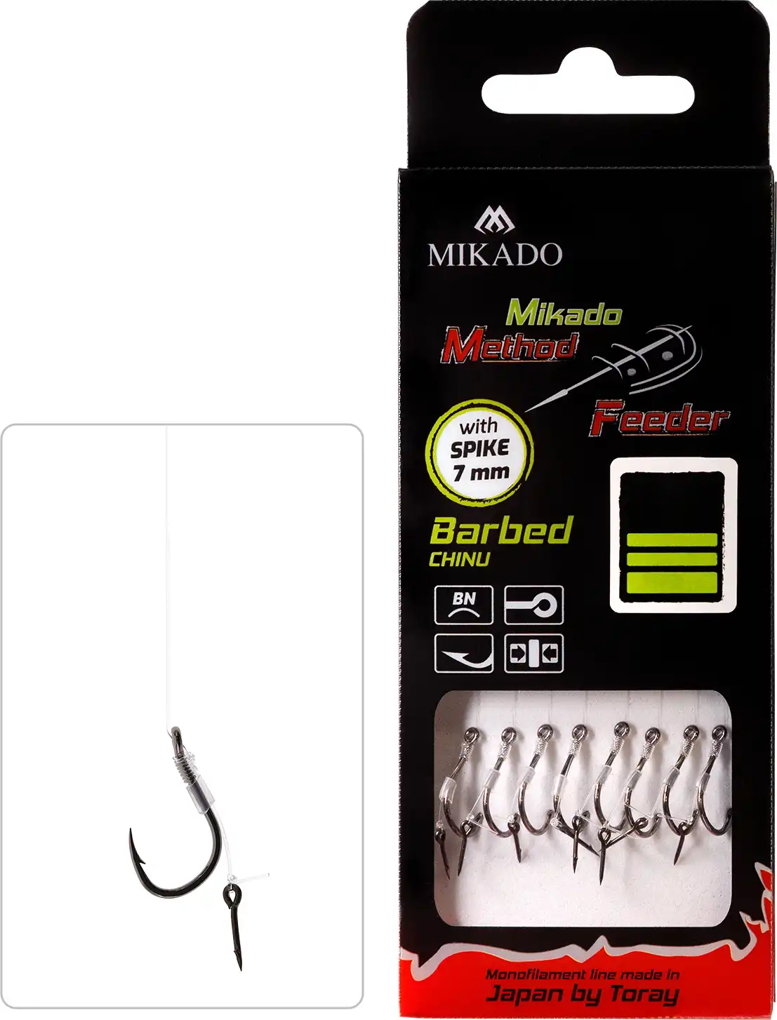 Mikado Method Feeder Rig Spike Chinu #10 10cm 0,23mm