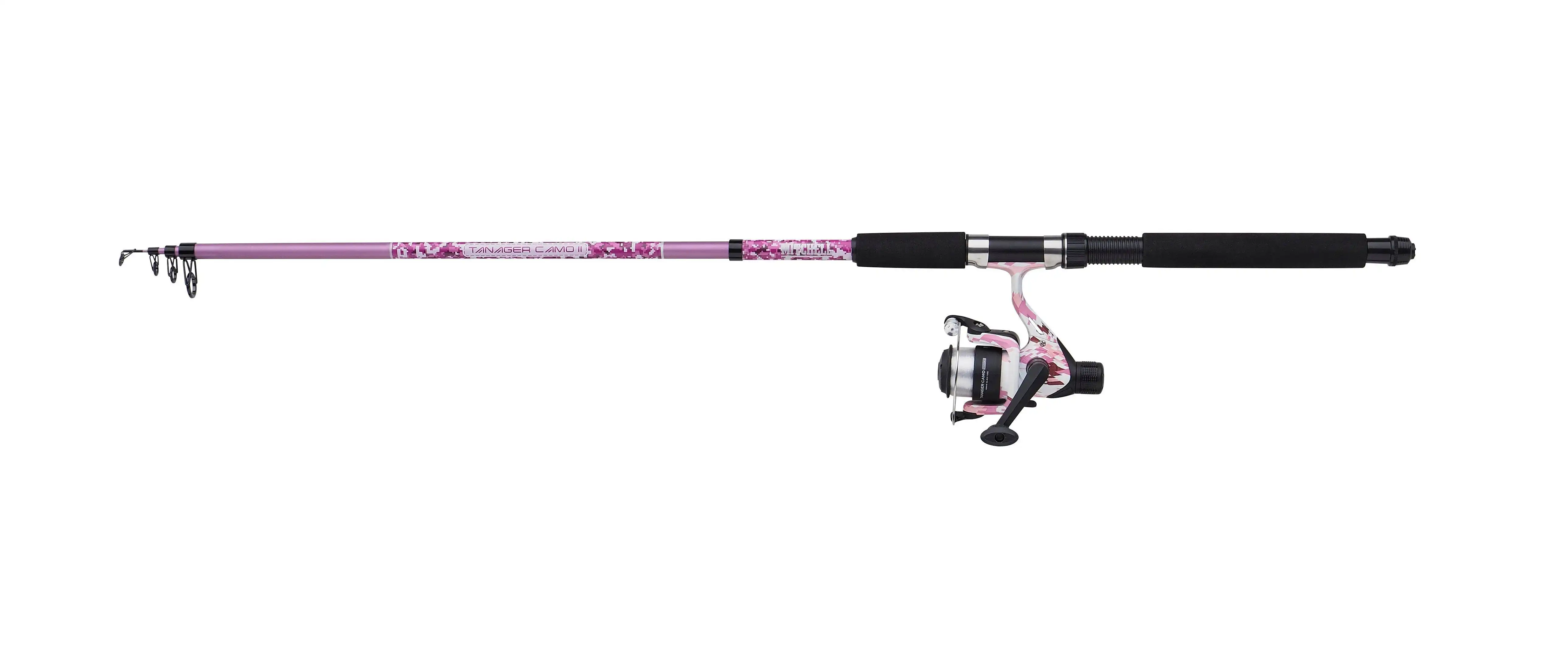 Mitchell Tanager Pink Camo II T240 10-30 Spin Combo