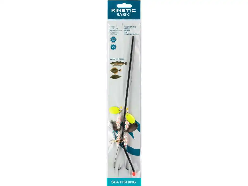 Kinetic Sabiki Sea Boom #1/0 245cm Clown