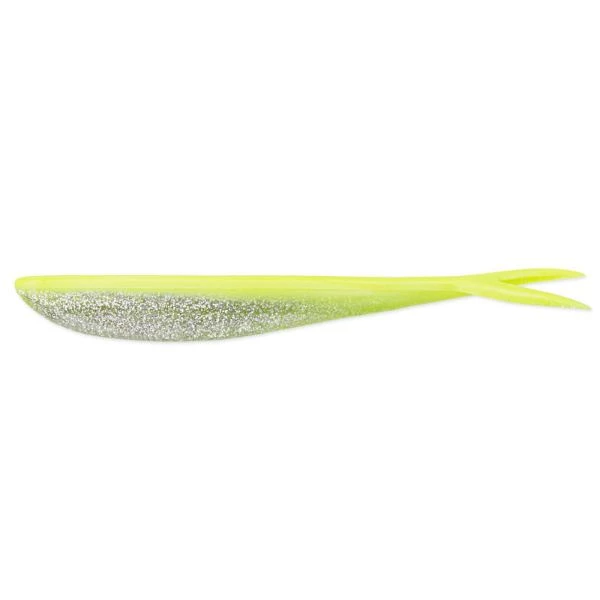 Lunker City Fin-S Fish 7" Chartreuse Silk Ice