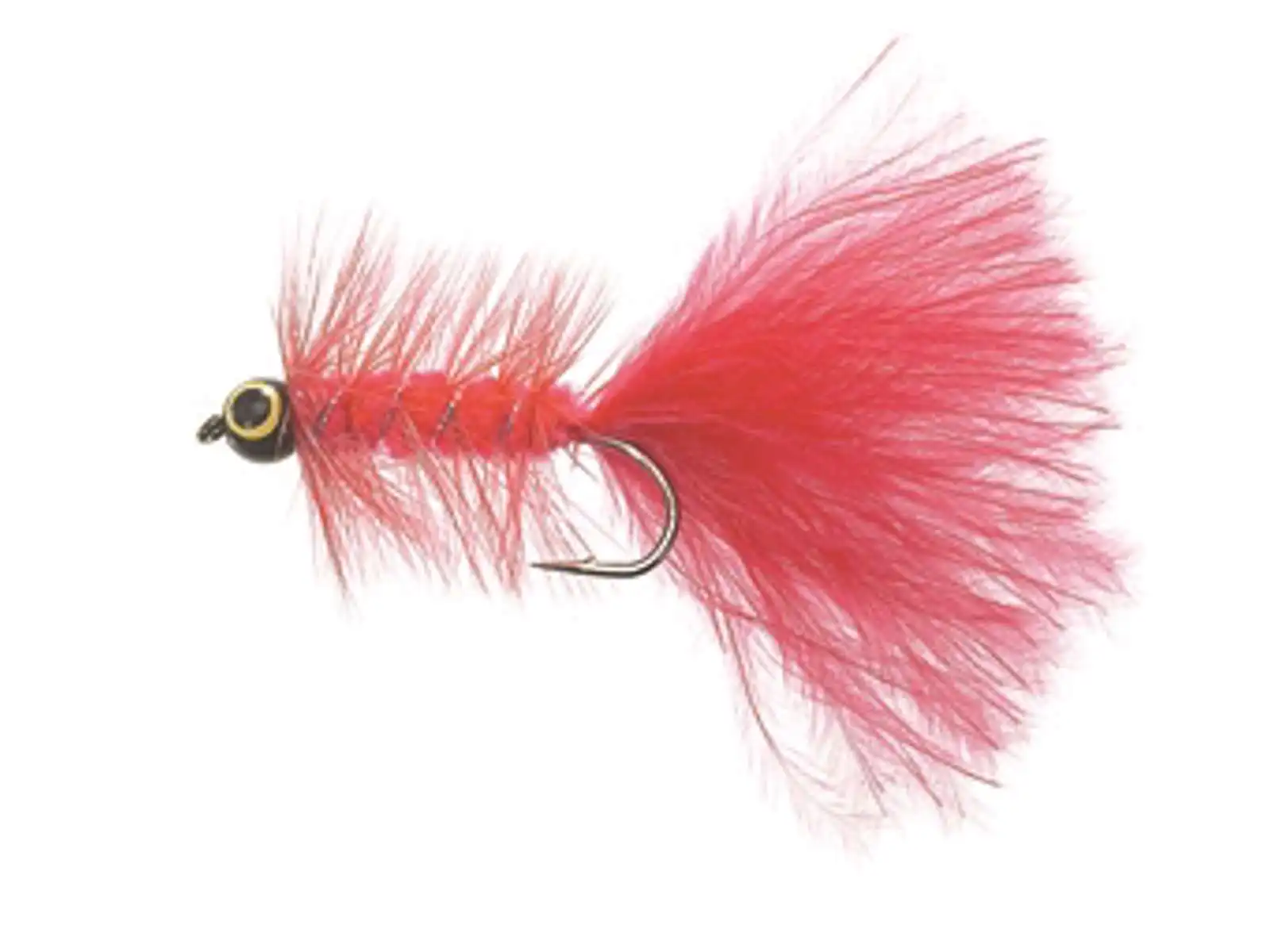 Unique Flies Dog Nobbler Fluo Red Daiichi 2220 #8