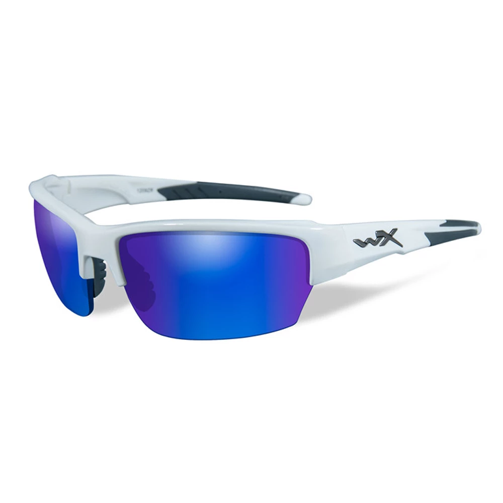 Wiley X Saint Pol Blue Mirror Gloss White Frame