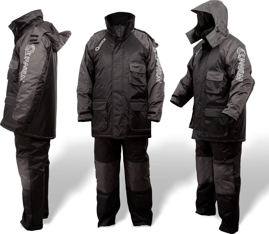 Quantum Kids Winter Suit #152 Schwarz/Grau