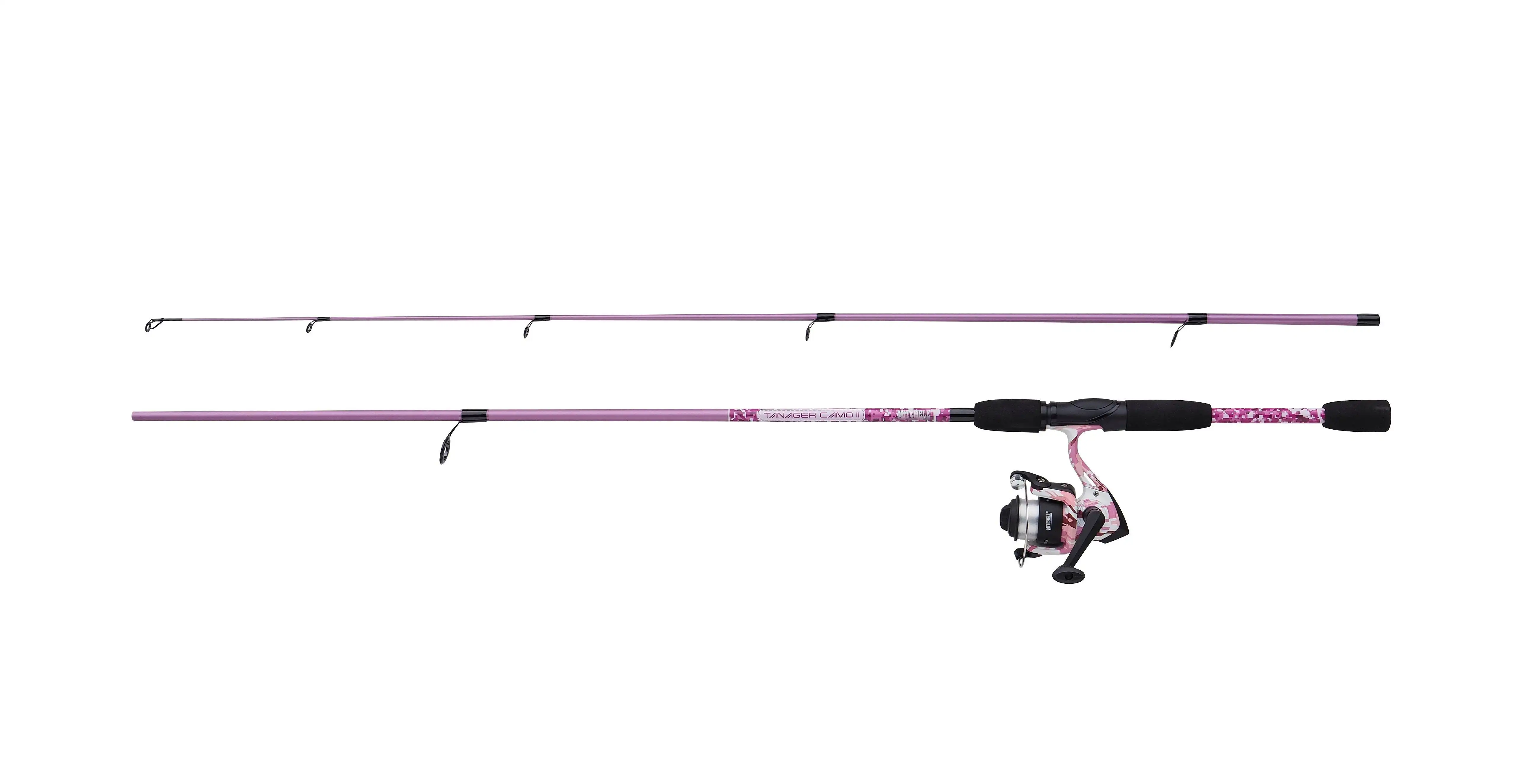 Mitchell Tanager Pink Camo II 242 10-30 Spin Combo