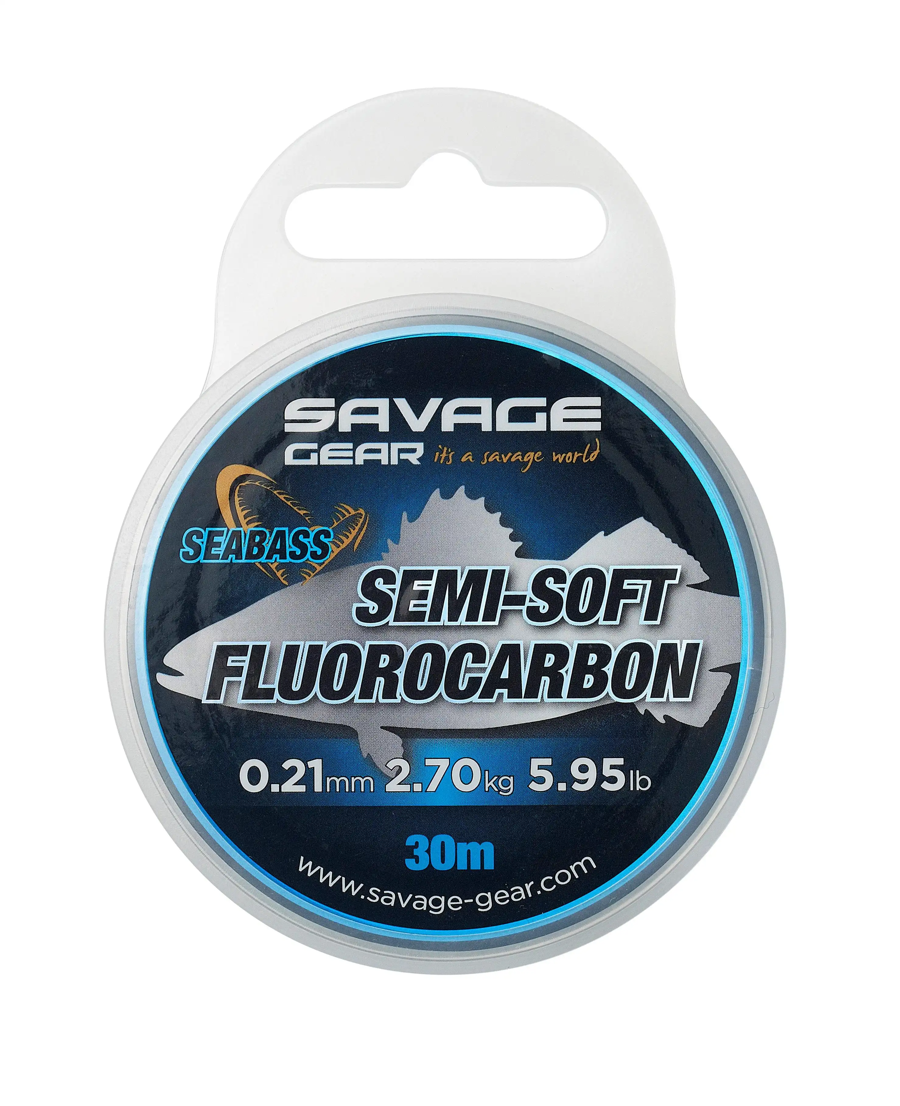 Savage Gear Semi-Soft FC Seabass 3,66kg 30m Clear 0,25mm