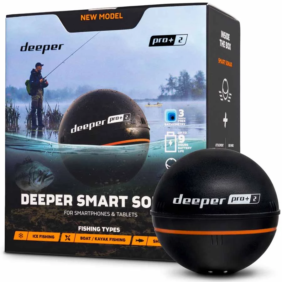 Deeper Smart Sonar Pro+2.0 WiFi+GPS