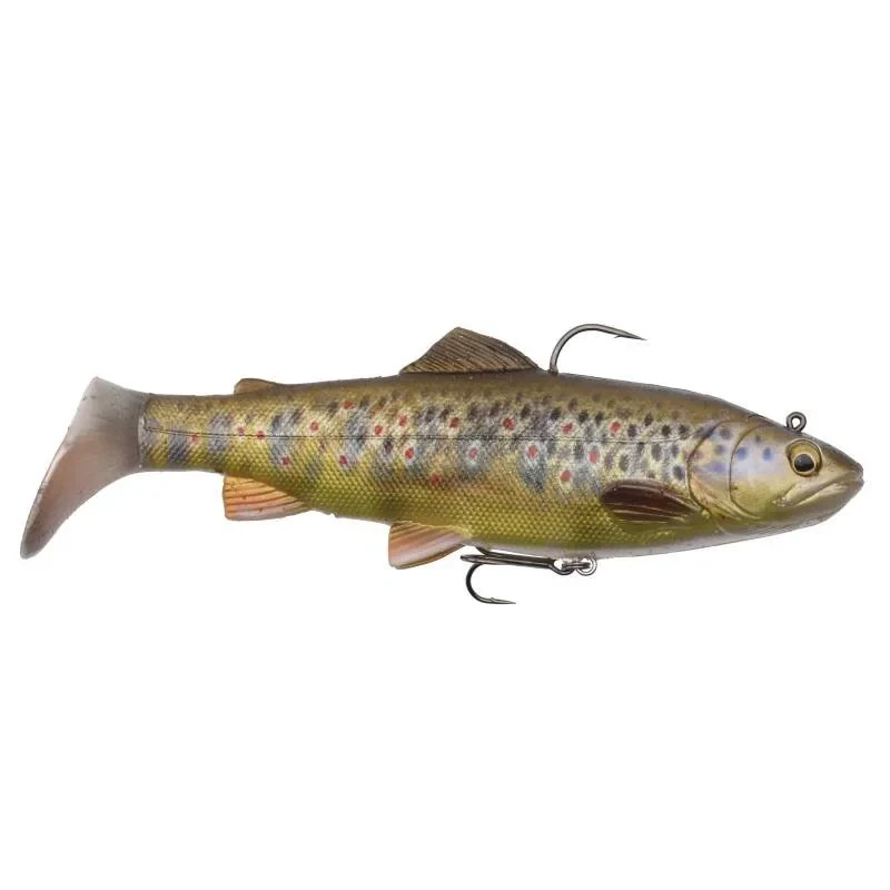 Savage Gear 3D Trout Rattle Shad 17cm Dark Brown Trout sinkend