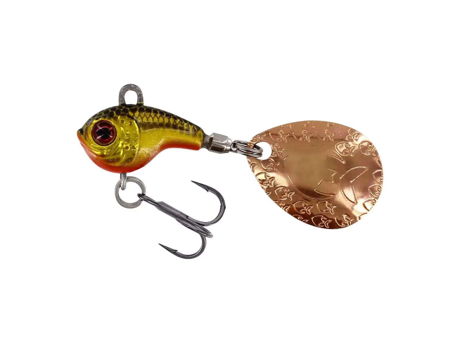 Westin DropBite Tungsten Spin Tail Jig 7g Gold Rush