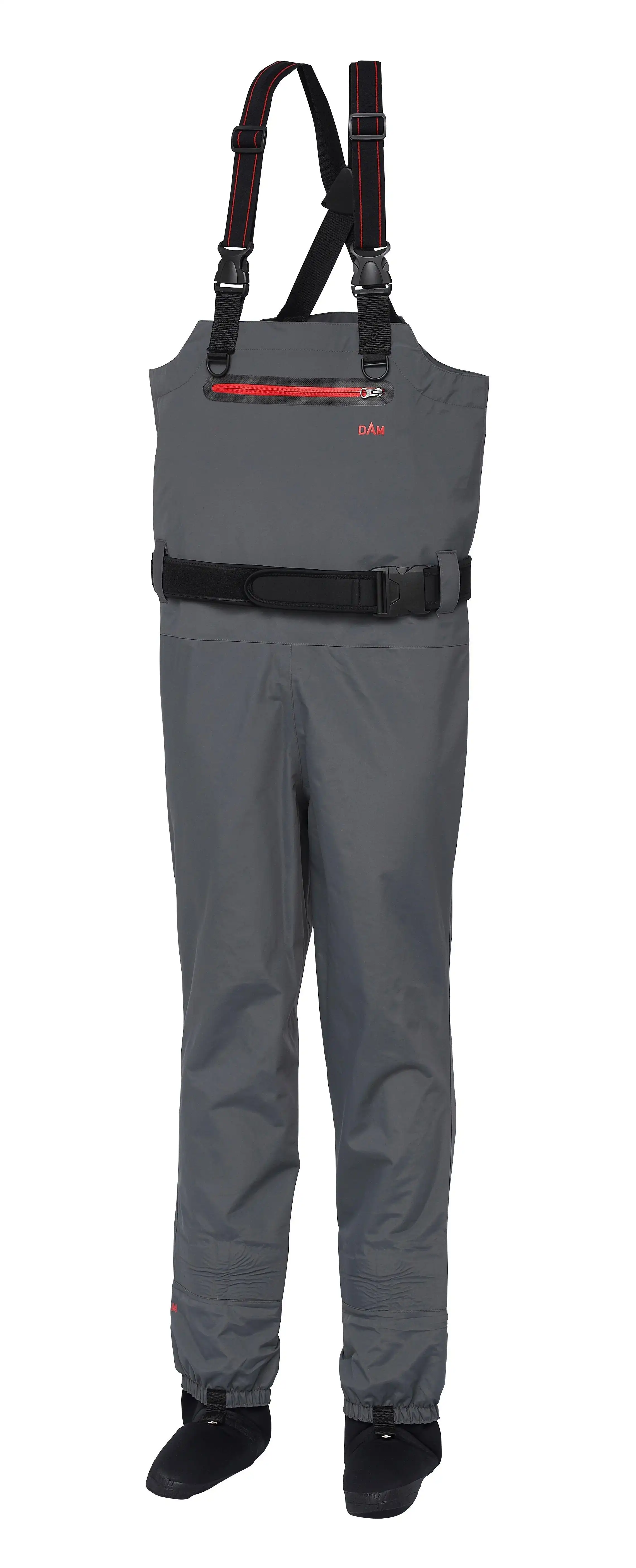 DAM Dryzone Breathable Chestwader #40/41 Grey/Black