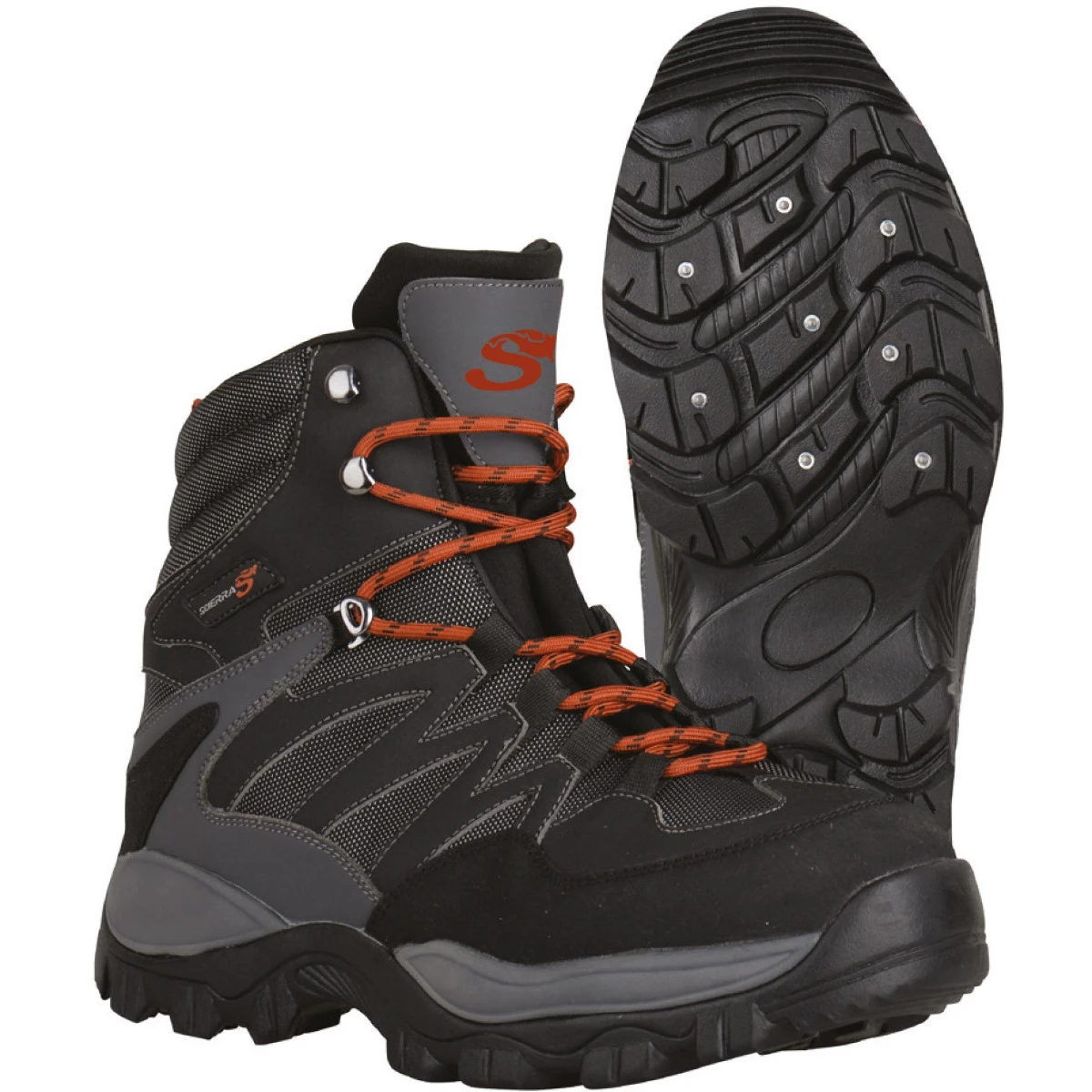 Scierra X-Force Wading Shoes Cleated w. Studs #45 Dark Grey