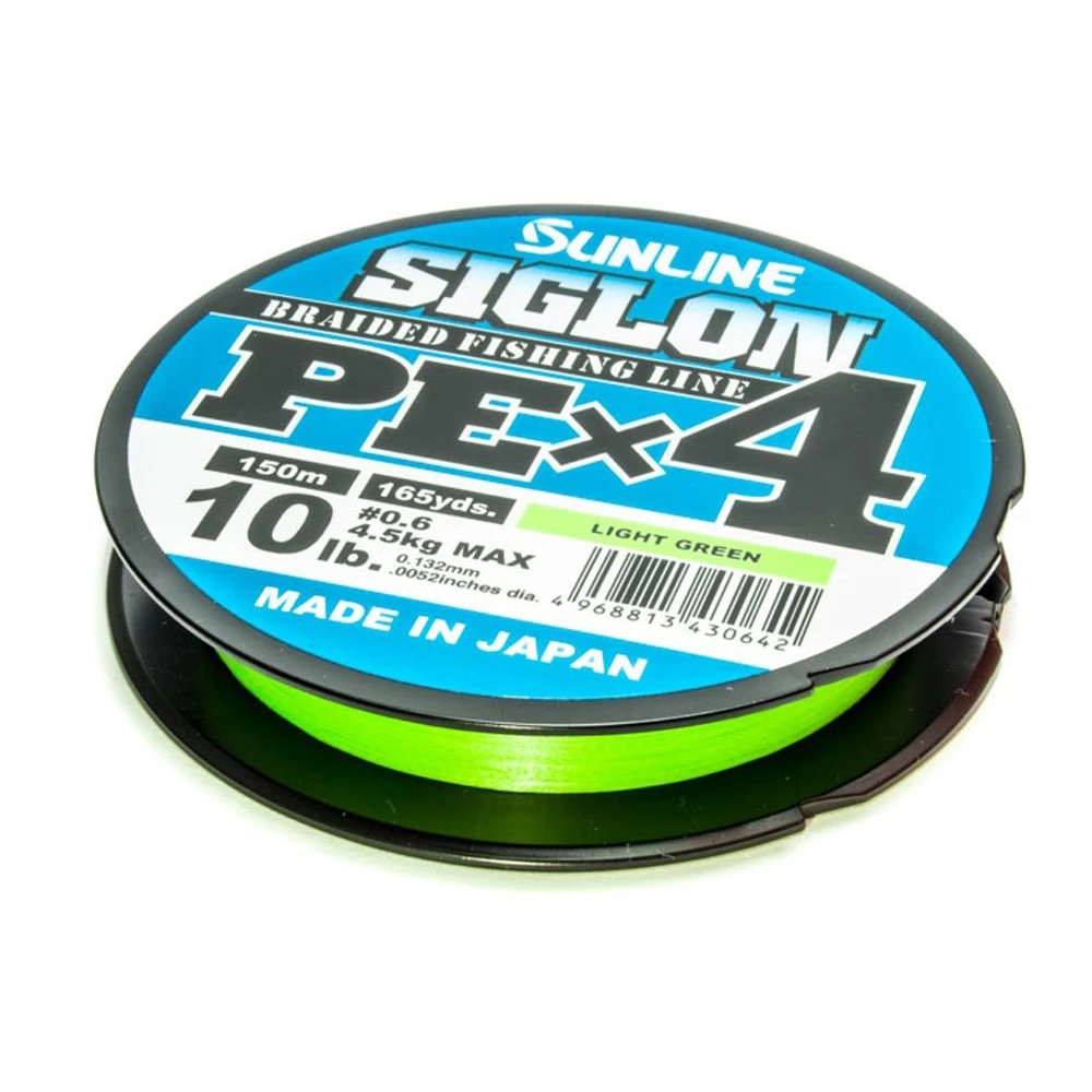 Sunline Siglon PE X4 150m Hellgrün 0,21mm 11kg
